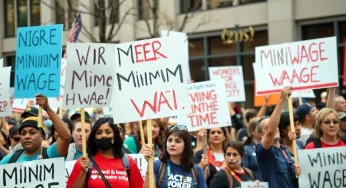 Kansas City Workers Rally for Minimum Wage Increase