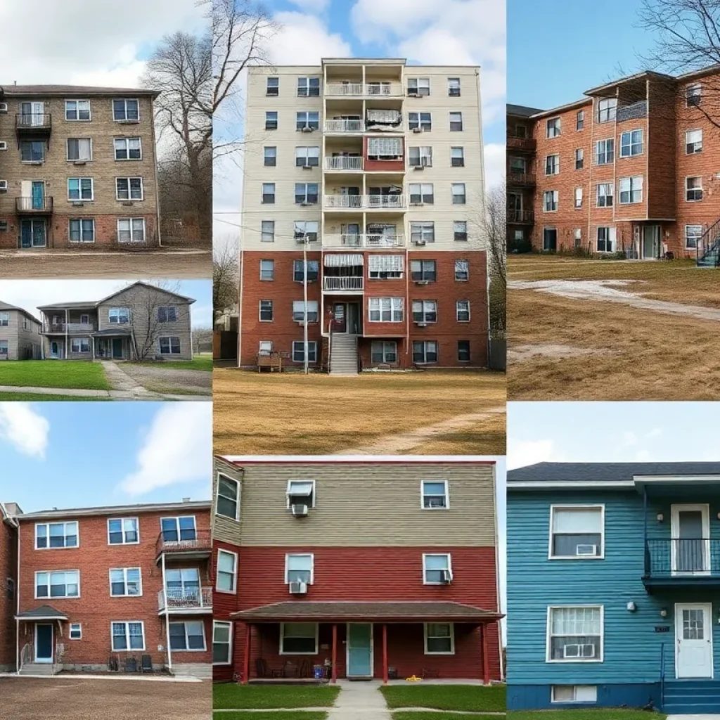 Low-income housing complexes in Kansas City