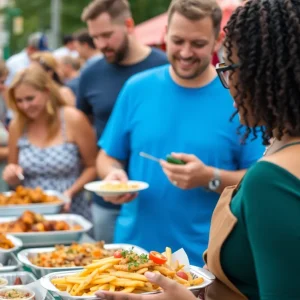 Vibrant food festival in Kansas City featuring local dishes and community spirit.