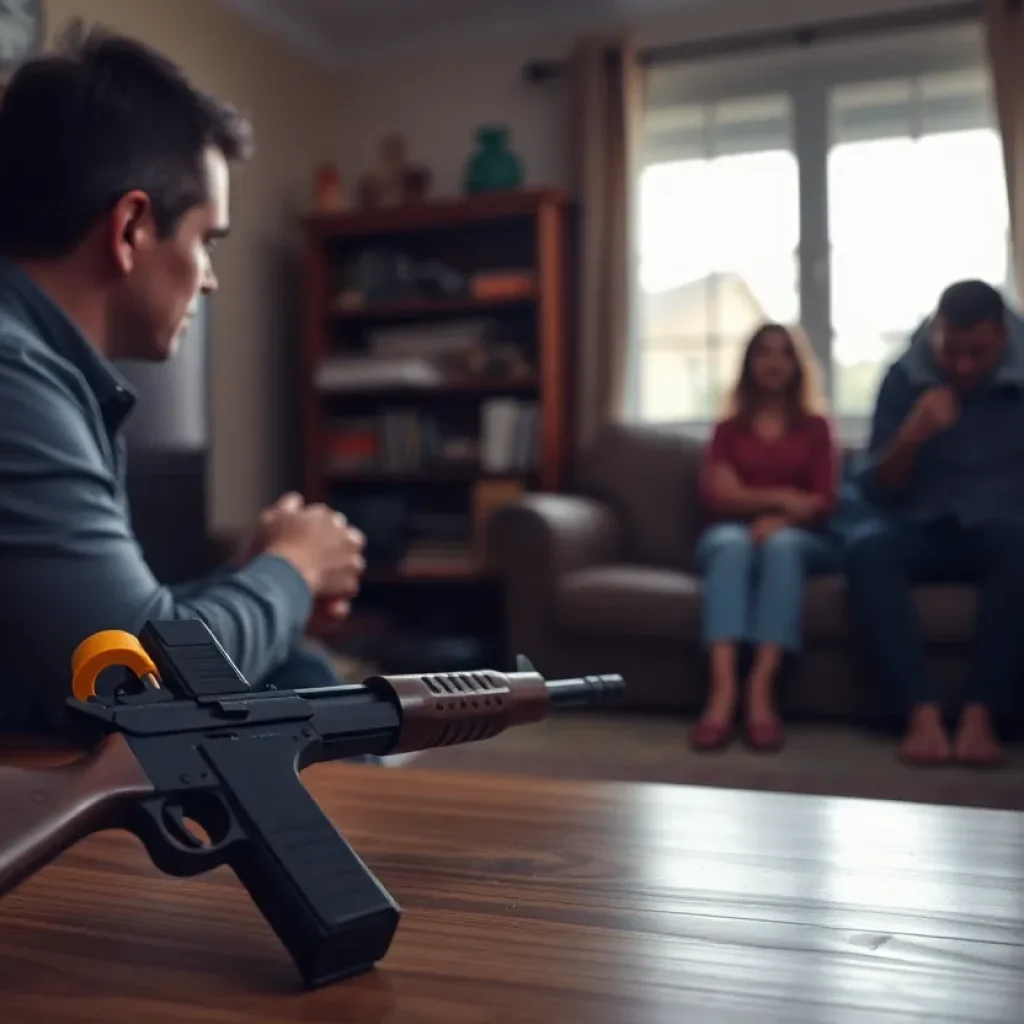 Awareness campaign for gun safety in homes with children