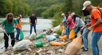 Volunteers Unite for Missouri River Cleanup in Sugar Creek