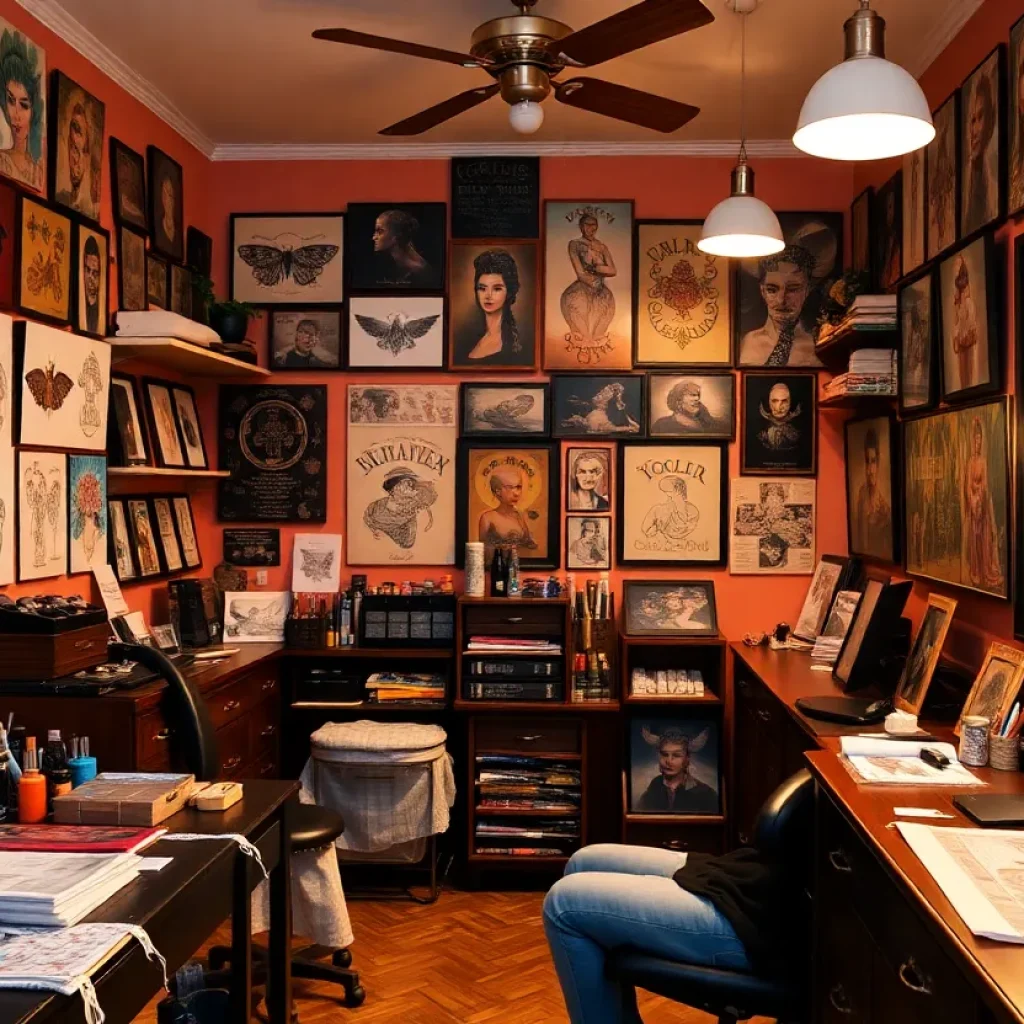 Tattoo artist creating transformative art for clients in North Kansas City